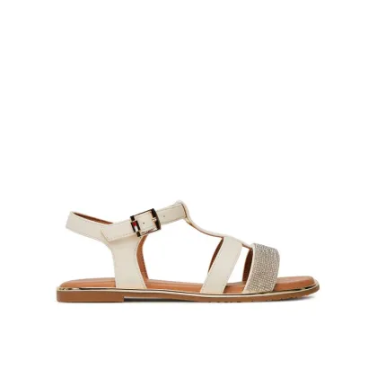 Zdjęcie Tommy Hilfiger Sandały T3A2-33780-0371 S Écru