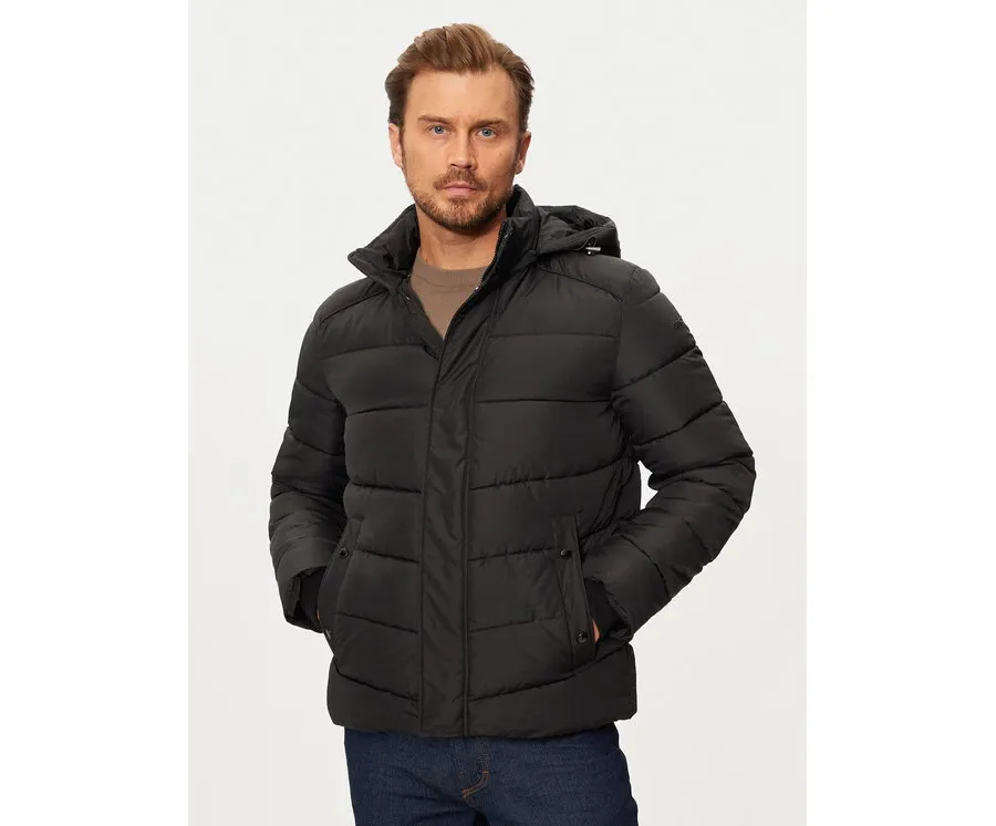 obrazek 1 Geox Kurtka zimowa Leitan M4628C T3144 F9000 Czarny Regular Fit