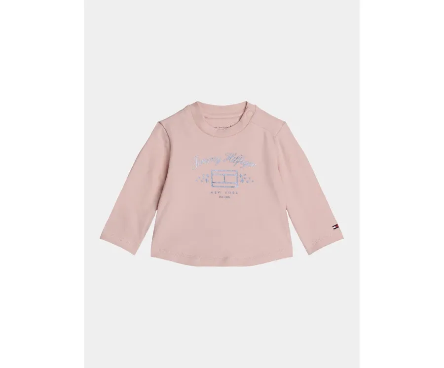 obrazek 1 Tommy Hilfiger Bluzka KN0KN01917 Różowy Regular Fit