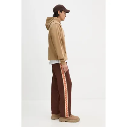 Zdjęcie Drôle de Monsieur spodnie dresowe Le Pantalon SurvÍtement kolor brązowy z aplikacją E.SP005.PL135.BN Le Pantalon SurvÍtement