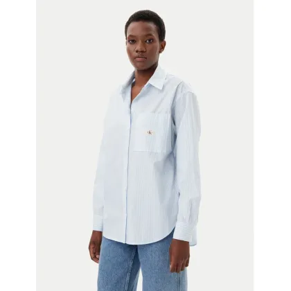 Zdjęcie Calvin Klein Jeans Koszula J20J224436 Błękitny Relaxed Fit