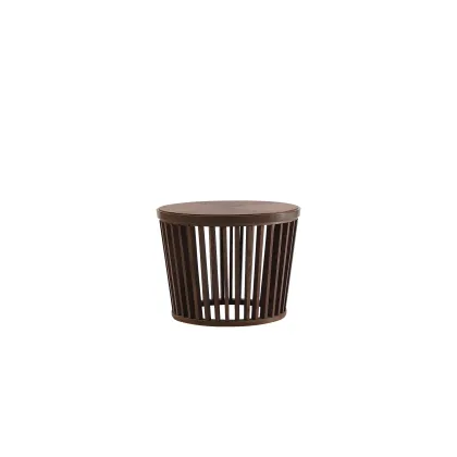 Zdjęcie Oryginalny stolik kawowy Ø80cm z litego orzecha - Ulivi Salotti