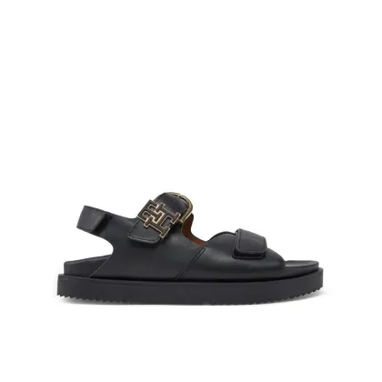 Zdjęcie Tommy Hilfiger Sandały Leather Sporty Sandal FW0FW08799 Czarny