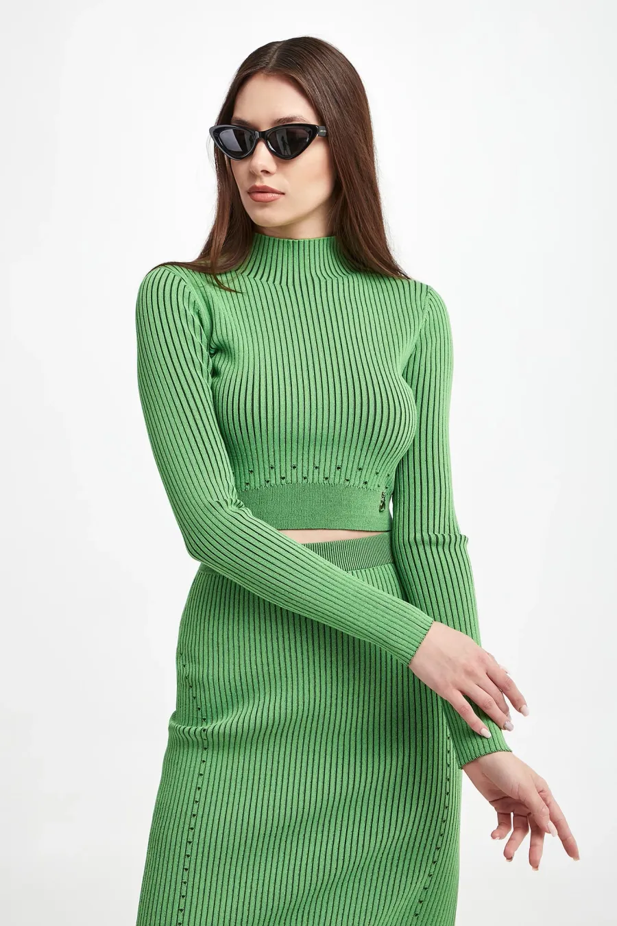 obrazek 1 Sweter damski prązkowany PATRIZIA PEPE Patrizia Pepe