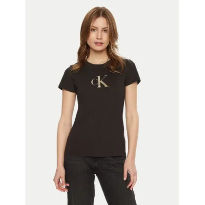 Zdjęcie Calvin Klein Jeans T-Shirt Gradient J20J224982 Czarny Slim Fit
