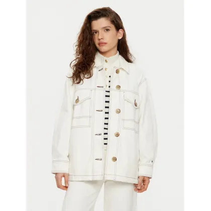 Zdjęcie Tommy Hilfiger Koszula jeansowa WW0WW43728 Biały Relaxed Fit