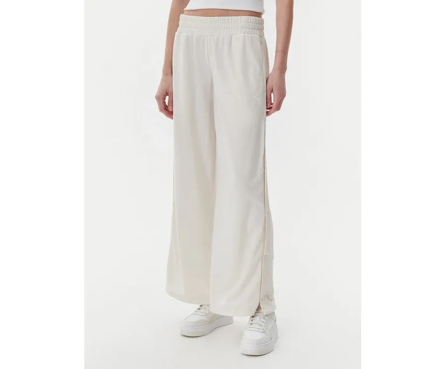 obrazek 1 Puma Spodnie dresowe Ess 629804 Beżowy Wide Leg
