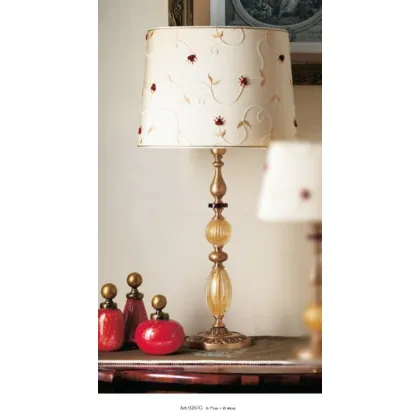Picture Luxurious Murano table lamp with a conical shade – Il Paralume Marina
