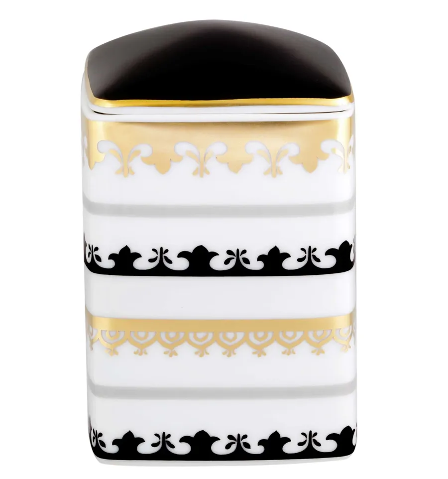 obrazek 1 Stylowy orientalny pojemnik wykonany z porcelany - Vista Alegre