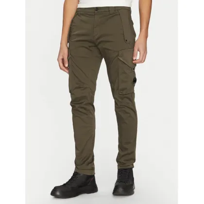 Zdjęcie C.P. Company Spodnie materiałowe 18CMPA058A005694G Zielony Regular Fit