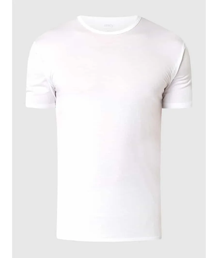 obrazek 1 T-shirt z prążkowanym okrągłym dekoltem