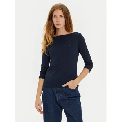 Zdjęcie Tommy Hilfiger Bluzka New Cody WW0WW40589 Granatowy Slim Fit