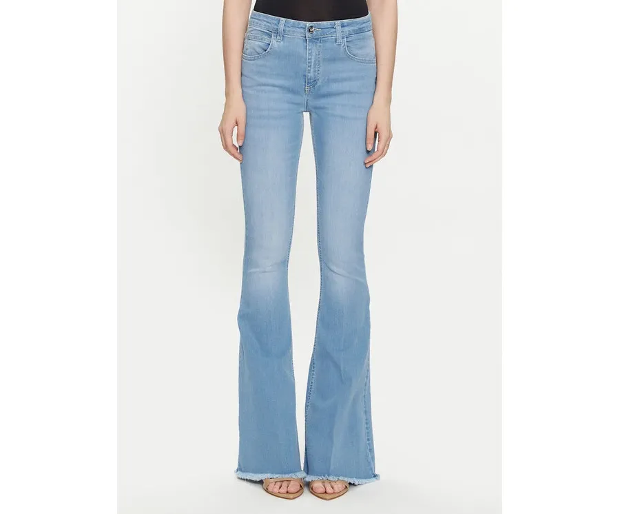 obrazek 1 Rinascimento Jeansy CFC0117717003 Niebieski Flare Fit