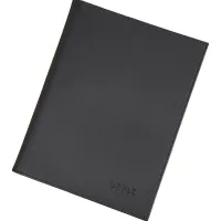 Picture Leather document folder with company logo - magnetic closure