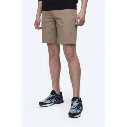 Zdjęcie Norse Projects szorty bawełniane Aros Light Twill Shorts kolor brązowy N35.0237.0966-0966