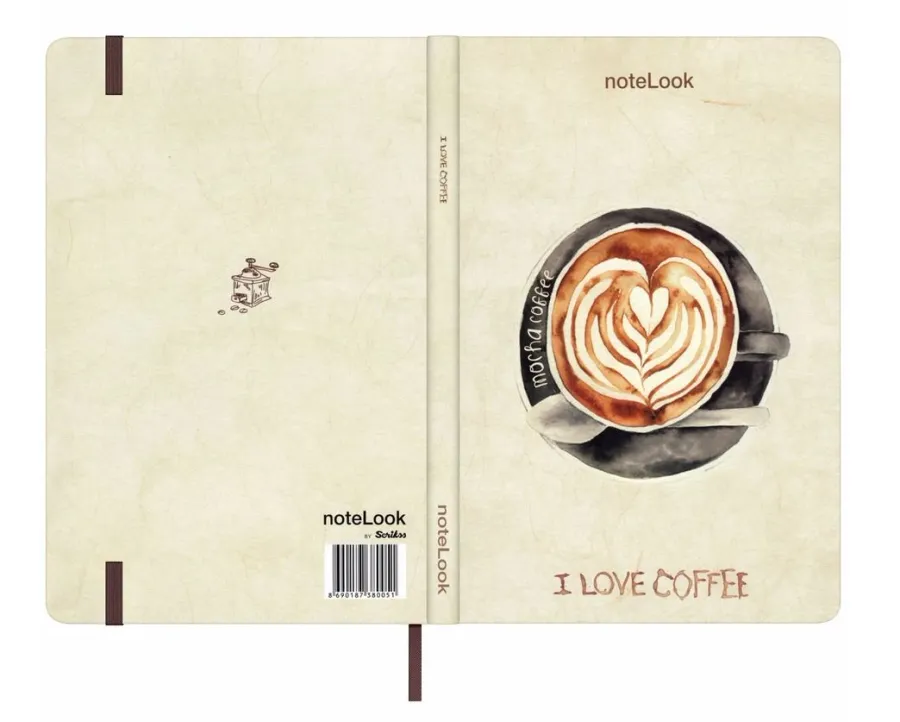 obrazek 5 Piękny notatnik Coffee Mocha w wersji bez lini