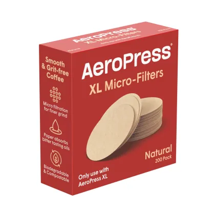 Zdjęcie AeroPress - Filtry papierowe Natural XL 200 sztuk AEROPRESS