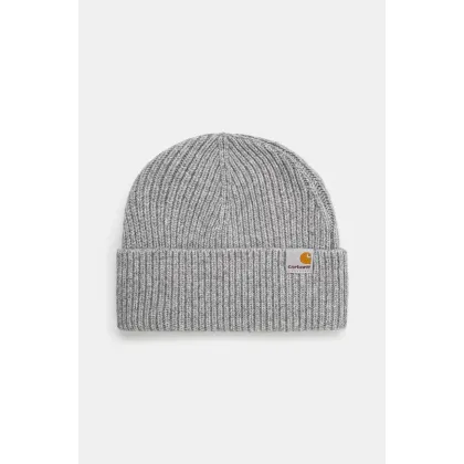 Zdjęcie Carhartt WIP czapka wełniana kolor szary wełniana