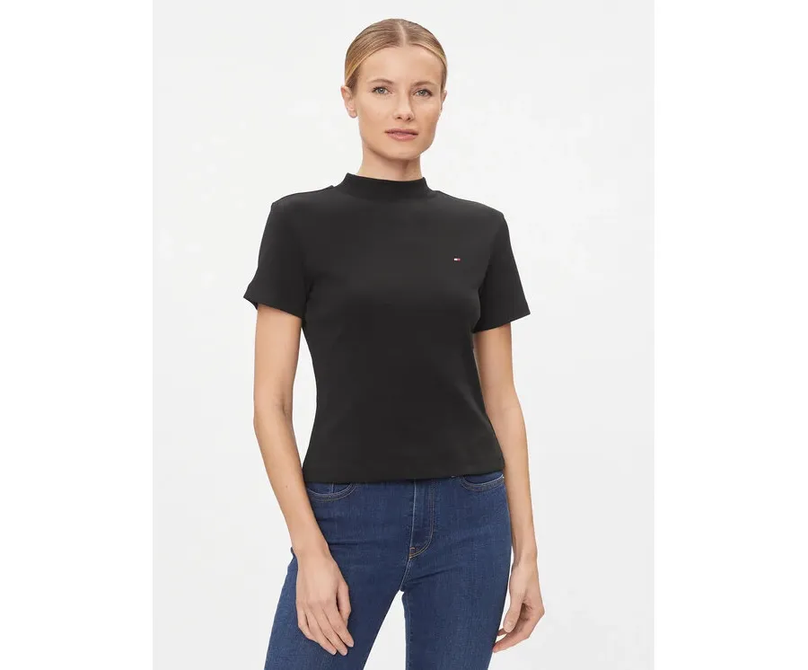 obrazek 1 Tommy Hilfiger T-Shirt New Cody WW0WW40586 Czarny Slim Fit