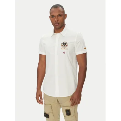 Zdjęcie Aeronautica Militare Koszula 251CA1285CT3288 Biały Regular Fit