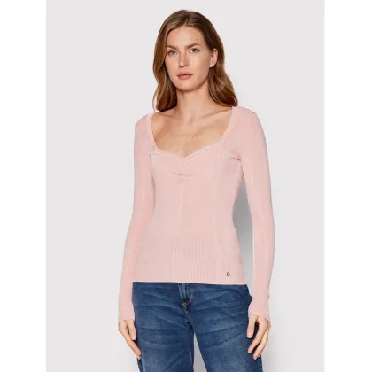 Zdjęcie Guess Bluzka W2YR12 Z30K0 Różowy Slim Fit