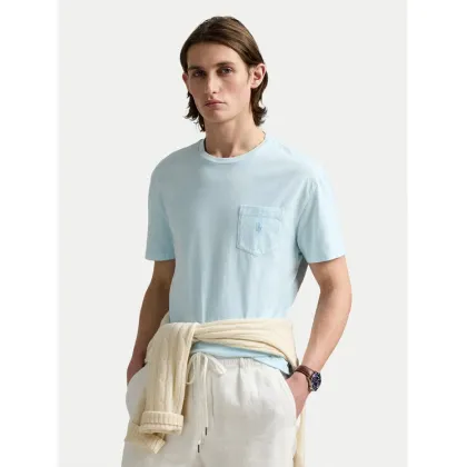 Zdjęcie Polo Ralph Lauren T-Shirt 710969628002 Błękitny Custom Slim Fit