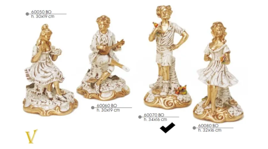 obrazek 1 Włoska figurka chłopca z gruszkami - Valle d'oro Patchi