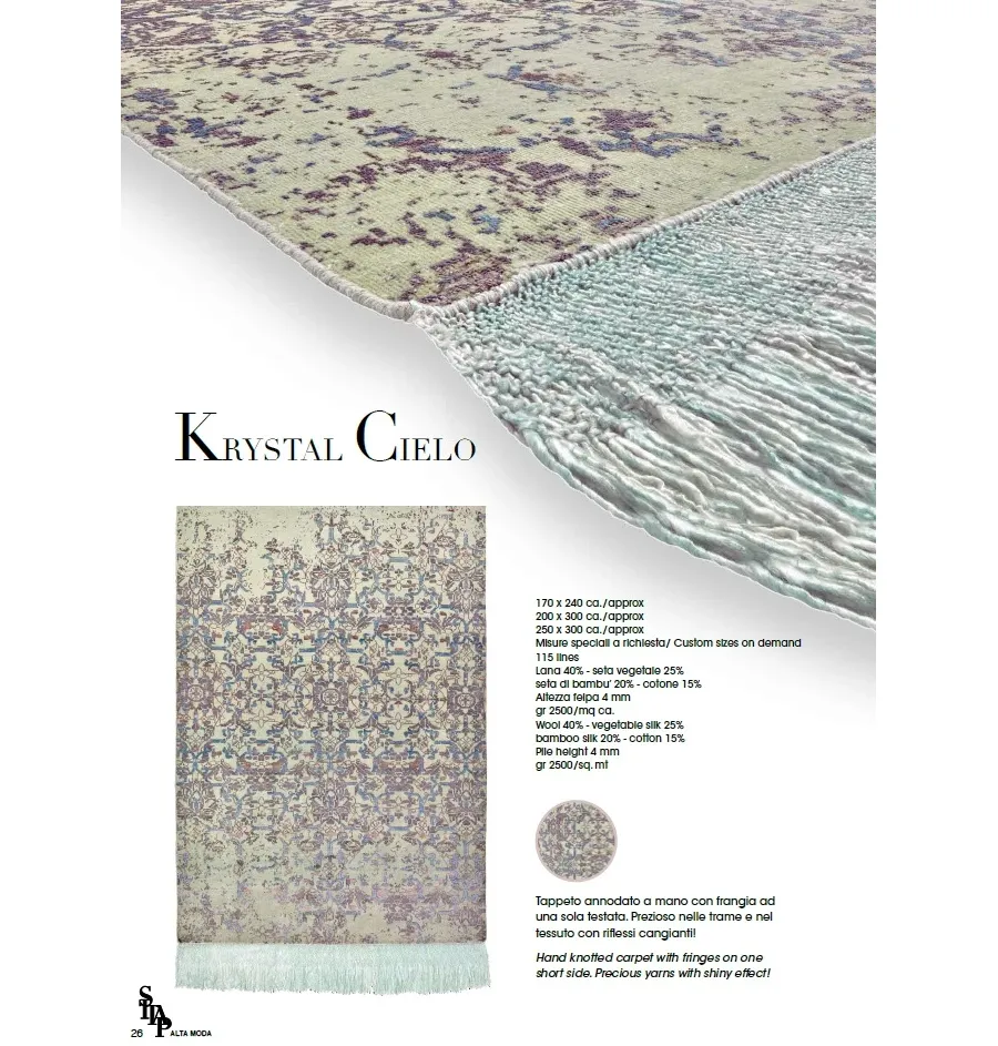obrazek 6 Niepowtarzalny dywan Krystal Cielo/Terra
