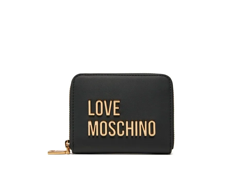 obrazek 1 LOVE MOSCHINO Mały Portfel Damski JC5613PP1MKD0000 Czarny