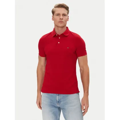 Zdjęcie Tommy Hilfiger Polo 1985 MW0MW17771 Czerwony Slim Fit