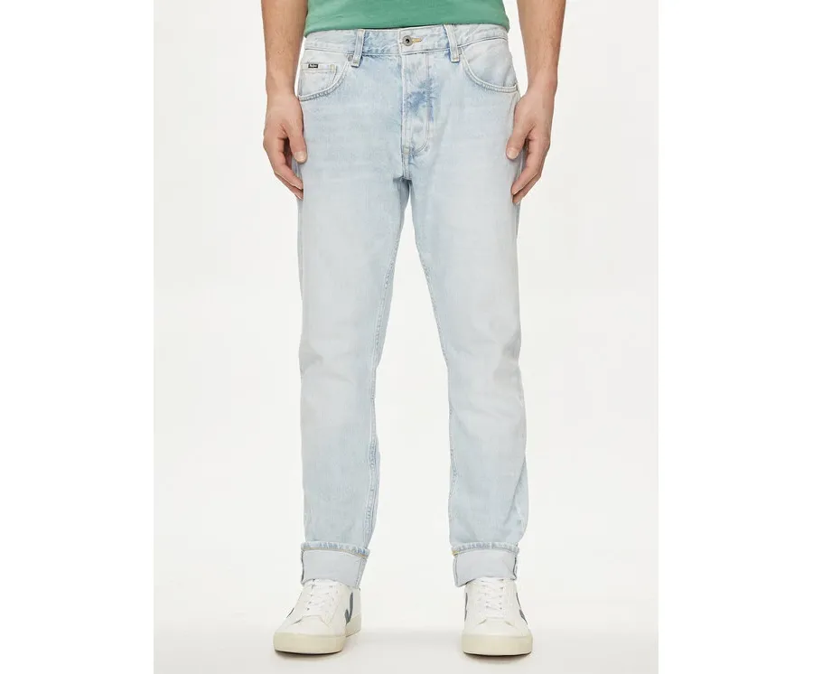 obrazek 1 Pepe Jeans Jeansy PM207392 Błękitny Tapered Fit