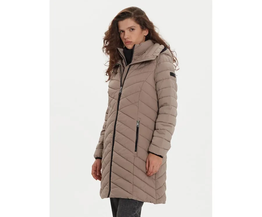 obrazek 1 DKNY Kurtka zimowa DLEMPN46 Beżowy Slim Fit