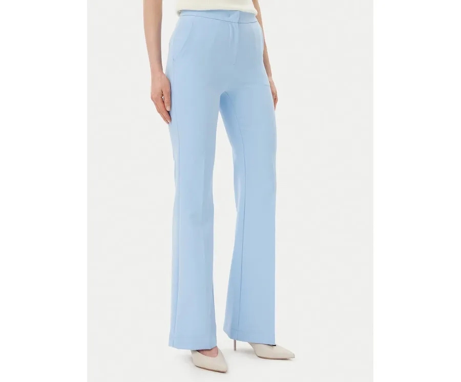obrazek 1 Maryley Spodnie materiałowe 25EB587/43MA Błękitny Regular Fit