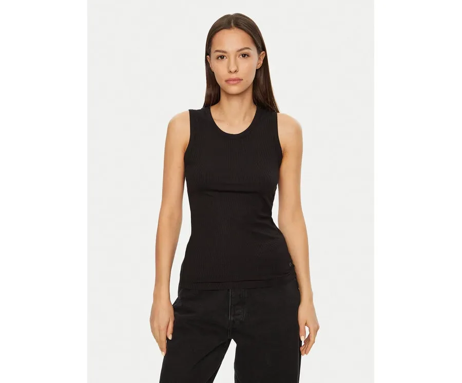 obrazek 1 Calvin Klein Top K20K208054 Czarny Slim Fit