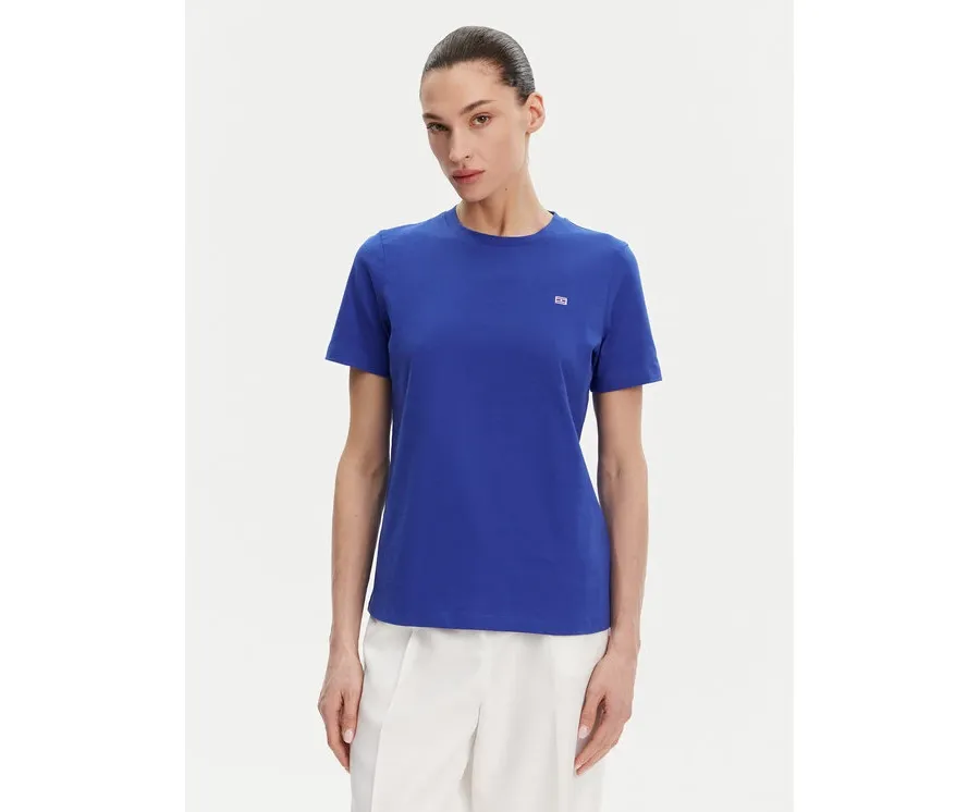 obrazek 1 Tommy Hilfiger T-Shirt WW0WW45522 Niebieski Regular Fit