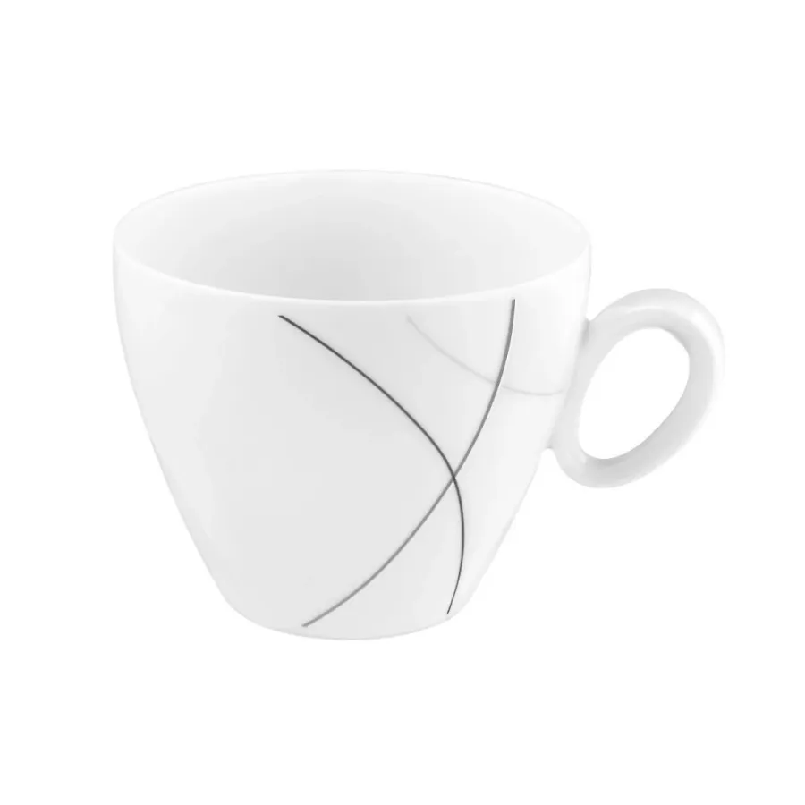 obrazek 1 Piękna porcelanowa filiżanka do kawy z delikatnym zdobieniem - Seltmann Weiden
