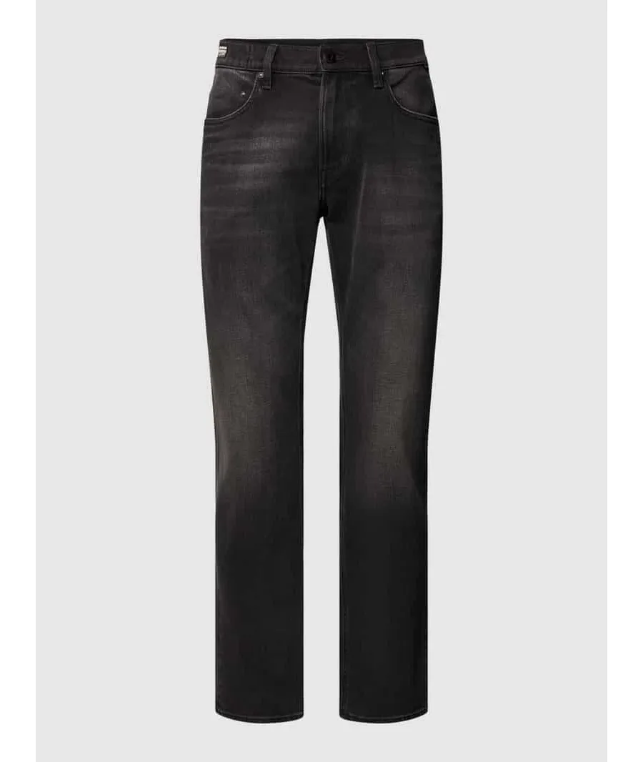 obrazek 1 Jeansy o kroju straight fit z 5 kieszeniami model ‘Mosa’
