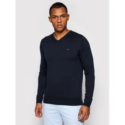 Zdjęcie Tommy Hilfiger Sweter MW0MW04979 Granatowy Regular Fit