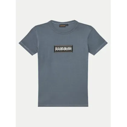 Zdjęcie Napapijri T-Shirt Chamois NP0A4ILE S Niebieski Regular Fit