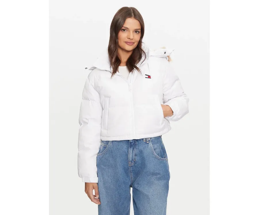 obrazek 1 Tommy Jeans Kurtka puchowa Alaska DW0DW19687 Biały Regular Fit