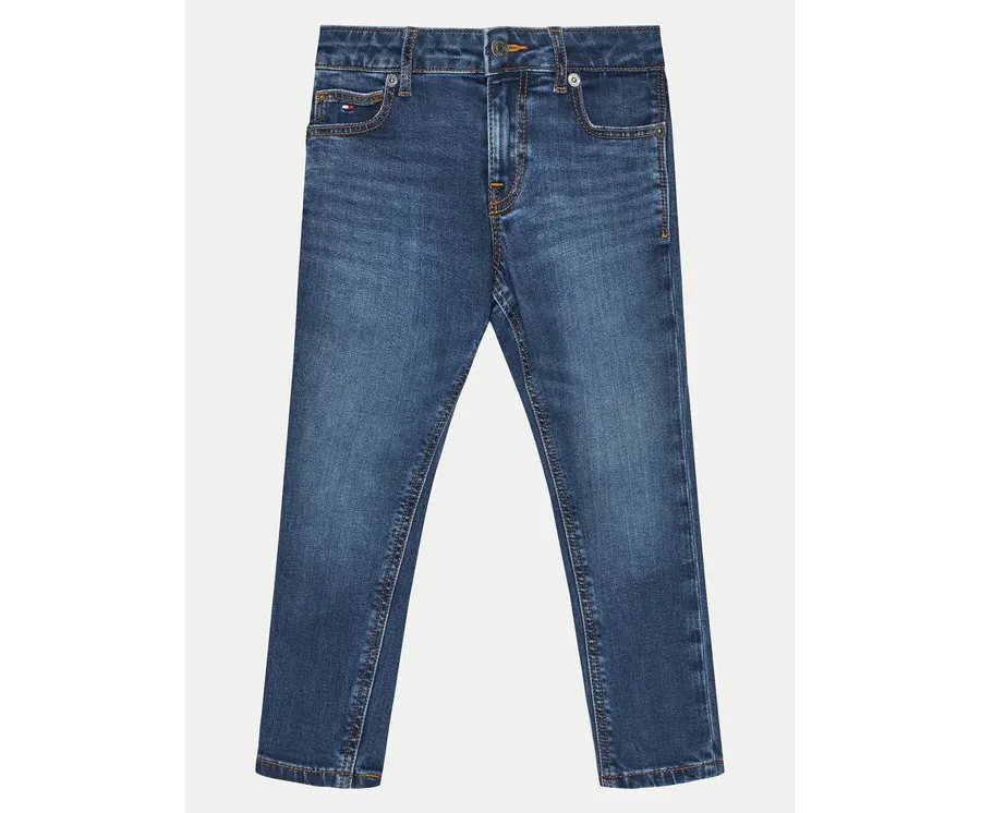 obrazek 1 Tommy Hilfiger Jeansy Nora KG0KG08355 Niebieski Slim Fit