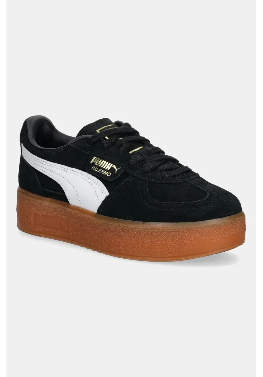 obrazek 1 Puma sneakersy zamszowe Palermo Elevata Wns kolor czarny 399348