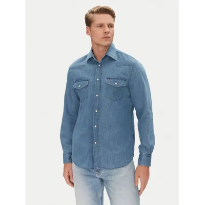 Zdjęcie Tommy Hilfiger Koszula jeansowa MW0MW39903 Niebieski Regular Fit
