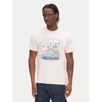Zdjęcie Tommy Jeans T-Shirt Arch Sailing DM0DM21867 Różowy Relaxed Fit