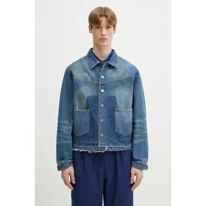 Zdjęcie Andersson Bell kurtka jeansowa Rodeo Motorcycle Denim kolor niebieski przejściowa awa676m