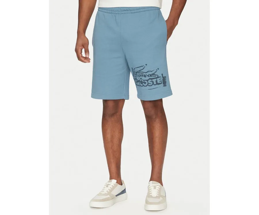 obrazek 1 Lacoste Szorty sportowe GH0286 Niebieski Regular Fit