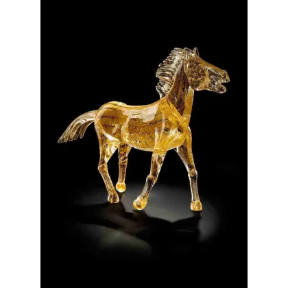 Zdjęcie Lukusowy koń wyścigowy ze szkła Murano