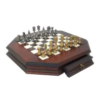 Picture Exclusive chess set with drawer 75B+405AW