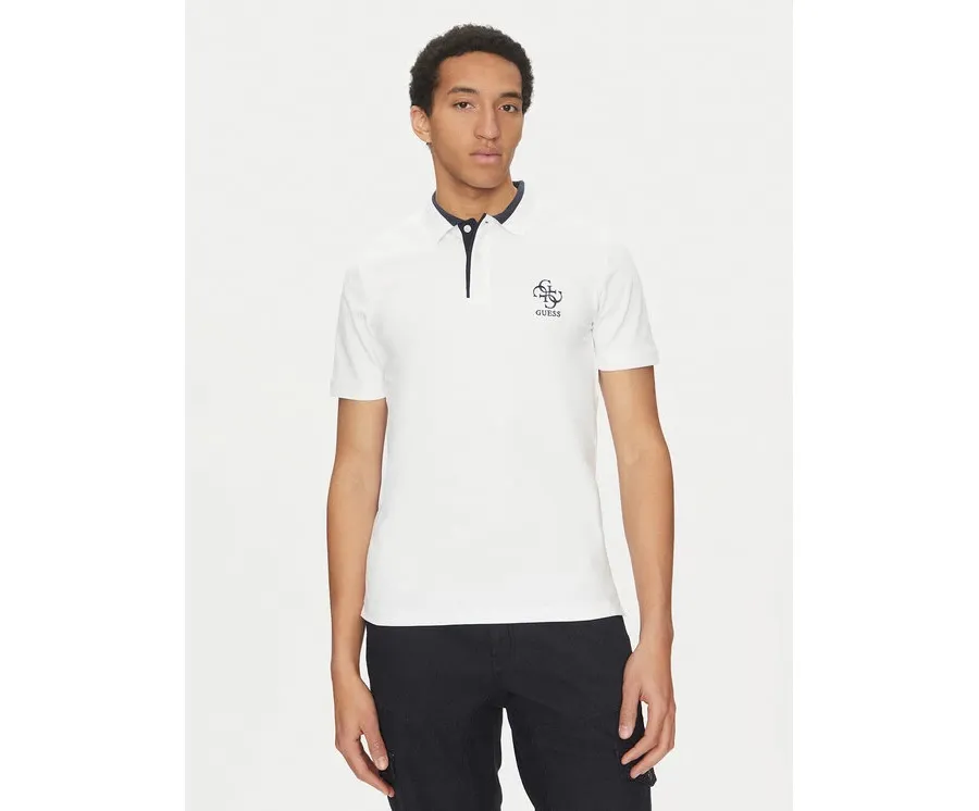 obrazek 1 Guess Polo M5GP60 K7O64 Biały Slim Fit