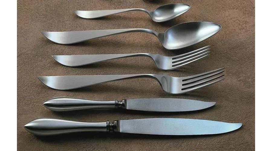 obrazek 3 Wyjątkowy włoski zestaw sztućców platerowanych srebrem – Pampaloni